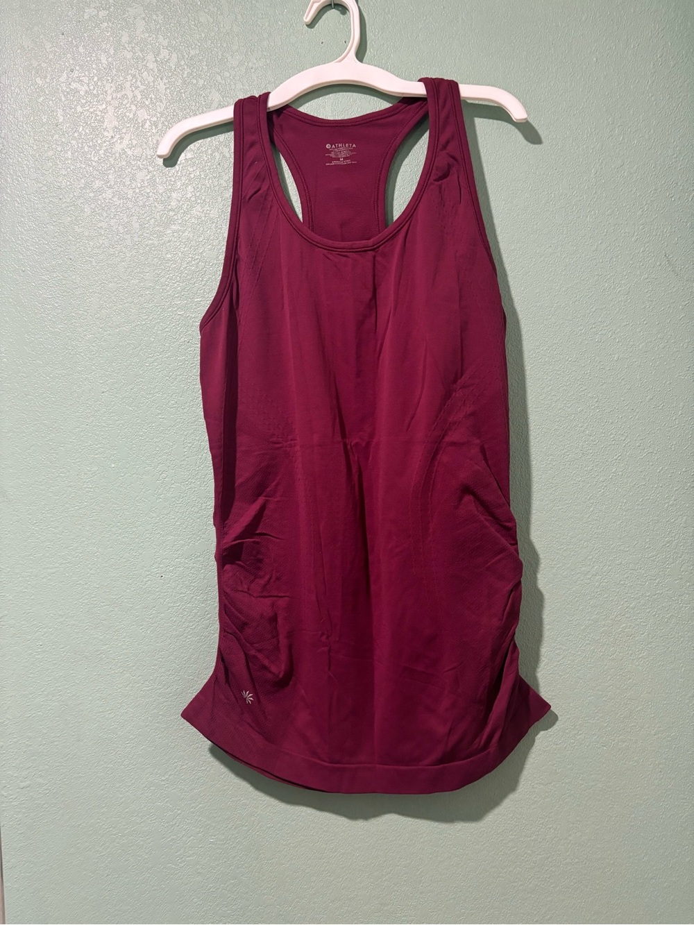 Athleta burgundy Racerback Tank Top